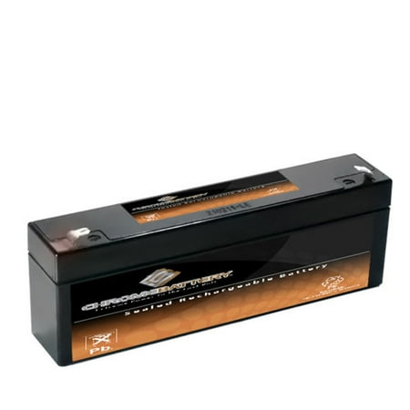 12V 2AH Sealed Lead Acid (SLA) Battery - T1 Terminals - for ZB-12-2