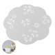 thumbnail image 3 of Tapete Para Fuente De Agua De 34Cm, Tapete Para Lugar Multifuncional Adorable De Silicona Con Flores, Tapete Para Comida, Tapete Para Beber Para Mascotas, Gatos, Perros, Piso De Escritorio Para El Vogacara PT001659-02, 3 of 6