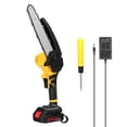 thumbnail image 1 of Sierras de podar eléctricas portátiles de 21V y 8 pulgadas motosierra pequeña para dividir madera, 1 of 3