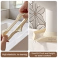 thumbnail image 5 of Silicone Faucet Sink Splash Guard Mat Behind Draining , 3.5×4.2 inches Compact Tap Sink Protector, 1 Pc Heavy Duty Countertop Water Diverter Draining Mats, Kitchen Gadget Accessories,Gloden, 5 of 9