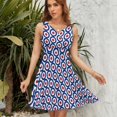 thumbnail image 7 of Mod Target Sleeveless Dress Women Summer Evening Dresses Ladies Sundress, 7 of 7