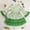 Green, variant on ZEHJUHAN Baby Girl's Cute Valentine Romper, Embroidered Heart Peter Pan Collar Bubble Sleeve Jumpsuit White,3-6M