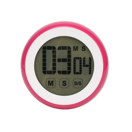 

Hi、FANCY LCD Digital Touch Screen Kitchen Timer Countdown Count UP Tool Round Magnetic Cooking Study Electronic Timer