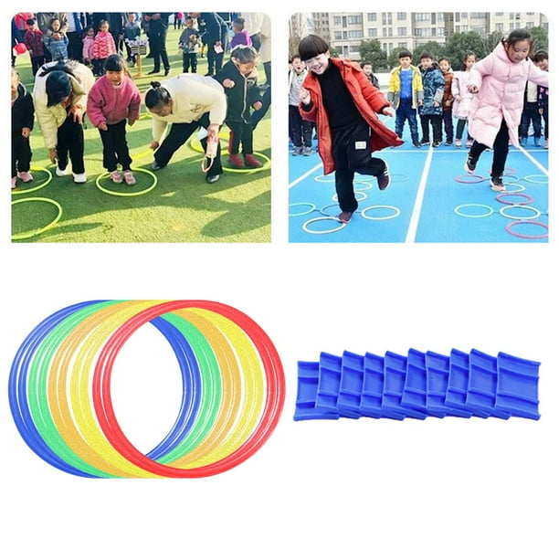 Set 12 Aros 40cm De Agilidad Entrenamiento/deporte Ejercicio | Cuotas sin interés