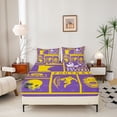 thumbnail image 3 of Erosebridal Football Bed Sheets Set,Rugby Sheet Set Twin,Football Helmet Sheets for Teen,Sports Flat Fitted Sheet with 1 Pillowcase for Bedroom(Minnesota), 3 of 6