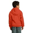 thumbnail image 2 of Port & Company Youth Core Fleece Pullover Hooded Sweatshirt-M (Orange), 2 of 5