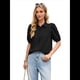 thumbnail image 2 of Camisas de Mujer con Botones, Mangas Abullonadas, Cuello Alto, Blusas Elegantes e Informales. Negro XL, 2 of 8