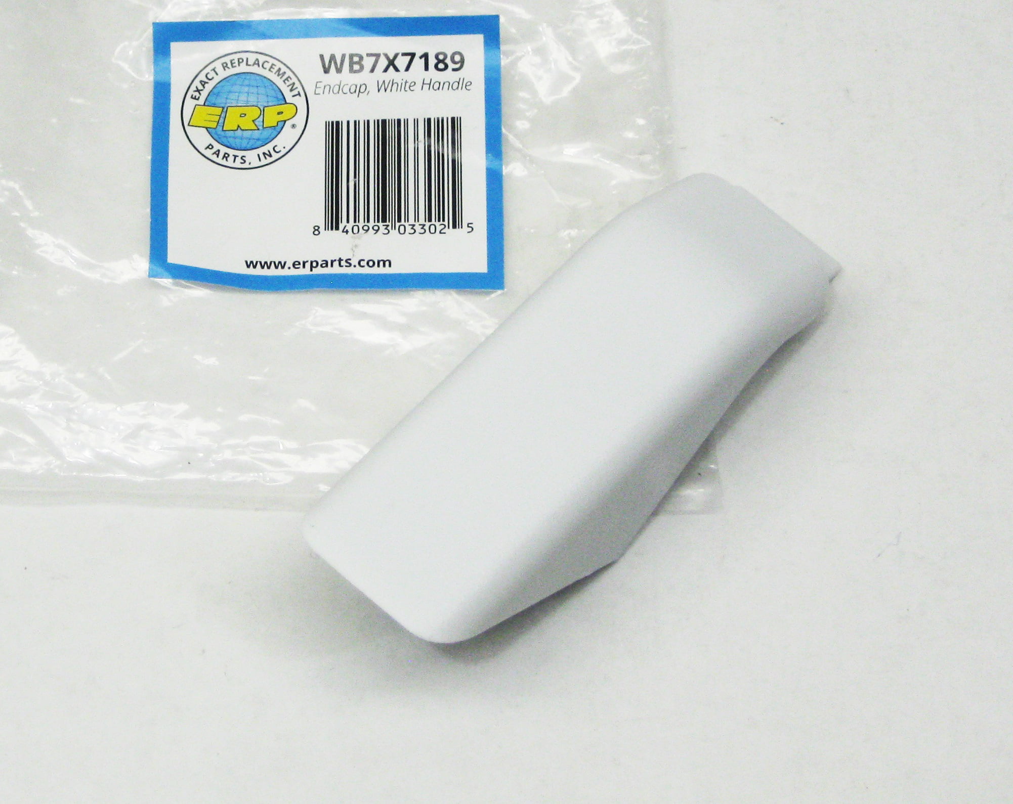 for General Electric AP2019455 Oven Door Handle End Cap White WB7X7189 