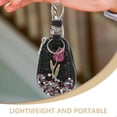 thumbnail image 3 of TAILTOSS Key Organiser Keyring Black PU Damage Protection Car Fob Holder 1Pack, 3 of 8