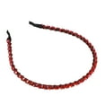 thumbnail image 5 of Unique Bargains 1 Pcs Hairband for Women Rhinestone Hair Hoop Headband Red 0.24 Inch Wide, 5 of 7