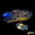 thumbnail image 4 of Lighting Kit for Kessel Run Millennium Falcon 75212 ( Set Not Included) by Light My Bricks, 4 of 6