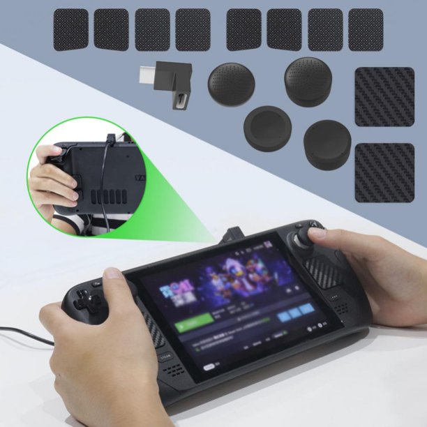 Protect Skin Set for Steam Deck with Touch pads, Back Button Silicone