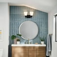 thumbnail image 4 of 2 Light Vanity Light in Soft Contemporary Style-10.25 inches Tall and 15 inches Wide-Champagne Bronze Finish Bailey Street Home 147-Bel-4763960, 4 of 10