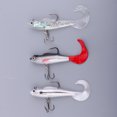 thumbnail image 4 of Señuelo Suave De La Pesca De La Cabeza De La Plantilla De 3 Pedazos Con La Cola Rizada Y El Gancho Agudo Shad Sunnimix Señuelos de pesca Lead Jig Head, 4 of 8