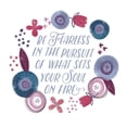 thumbnail image 4 of Noonday Design 15x15 Black Modern Wood Framed Wall Art Titled - Fierce Girl IV Fearless, 4 of 6