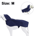 thumbnail image 2 of FloreceBien Chubasquero impermeable para perro con poncho con capucha, chaqueta de lluvia amarilla ajustable altamente reflectante para mascotas con agujero para correa, 2 of 6