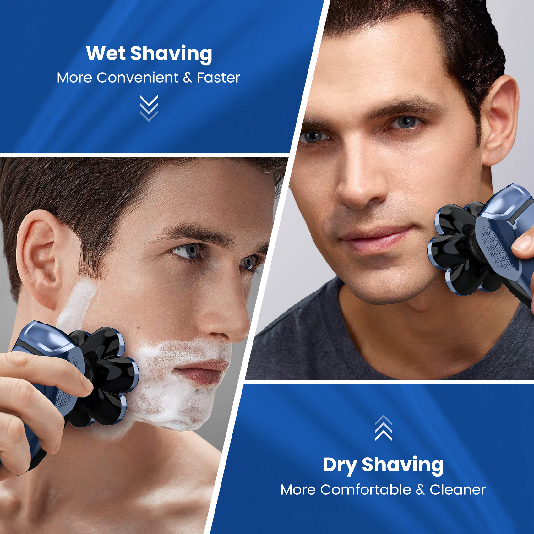 Sejoy 7D Head Shaver 5-in-1 Grooming Kit with LED Display photo 6