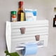 thumbnail image 4 of Estante de almacenamiento para botellas de salsa, montaje en pared, soporte para toallas de papel, dispensador de película conservante, 4 of 8