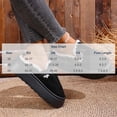 thumbnail image 3 of OKBOP Womens Warm Plush Flats Shoes Round Toe Comfortable Buckle Strap Winter Work Shoes, 3 of 5