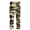 thumbnail image 6 of DeHolifer Mens Sets 2 Piece Outfits Camouflage Long Sleeve Lightweight T-Shirts and Jogging Pants Athletic Sweatsuit Khaki XL, 6 of 7
