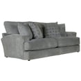 thumbnail image 3 of Catnapper Jefferson Two Seat Sofa with Cuddler Cushions in Gray Polyester Fabric, 3 of 12