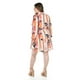 thumbnail image 3 of Vestido camisero con cinto Roman Fashion /Tallas Extras, 3827 (Durazno lineas) naranja claro 42, 3 of 6