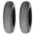thumbnail image 2 of 3.50-8 Wheelbarrow Tires (2-Pack) - 3.50x8 Rib Tread Tubeless 4 Ply Tire - Heavy Duty Replacement Tires for Hand Trucks & Utility Carts, 2 of 2