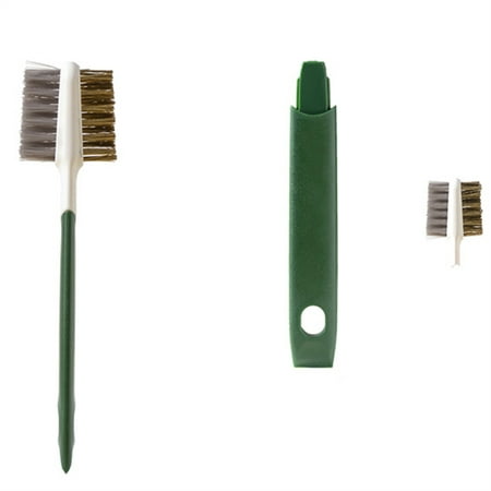 

Kitchen Scrub Brush with Stiff & Soft Bristles Detachable Bathroom Wall Brush Multi-Function Household Cleaning Tools Green