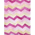 thumbnail image 2 of Varacek, Pam 25x32 White Modern Wood Framed Museum Art Print Titled - Loving Zig Zags, 2 of 4