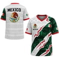 thumbnail image 5 of Kids Soccer Shirt Mexico Raglan Tops Short Sleeve Boys T Shirts Casual Tee Summer Fashion Pullover Shirts Solid Color Street Sports Fan Casual Tops Tee 2-14 Years, 5 of 5