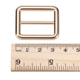 thumbnail image 5 of 25mm Metal Slide Buckle Zinc Alloy Electroplated Gold Tone 4 Pack, 5 of 5