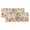 Beige, variant on Thanksgiving Straw Man Valances for Windows,Light Filtering Kitchen Curtain Valances 2 Panels,Farmhouse Fall Pumpkin Leaves Vintage Rod Pocket Window Treatments for Living Room Bedroom 54"Wx18"L