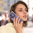 thumbnail image 4 of TECH CIRCLE for OnePlus Open Case,Retro PU Leather Case Slim Fit Lightweight Skin- Friendly All-Inclusive Lens Protection Shockproof Anti-Scratch Case Cover for OnePlus Open 7.82" - Purple, 4 of 10