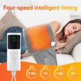 thumbnail image 1 of Multifunctional Electric Heating Pad, Adjustable Temperature Heated Blanket with 9 Heat Settings and 4 Timer Options, Soft Microfiber Heating Mat for Office, Bed, and Body Care, 1 of 8