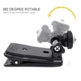 thumbnail image 4 of Kit de Clips pour Caméra, Rotation à 360 Degrés Force de Serrage Puissante Clips pour Sac à Dos pour Insta360 ONE X, 4 of 8