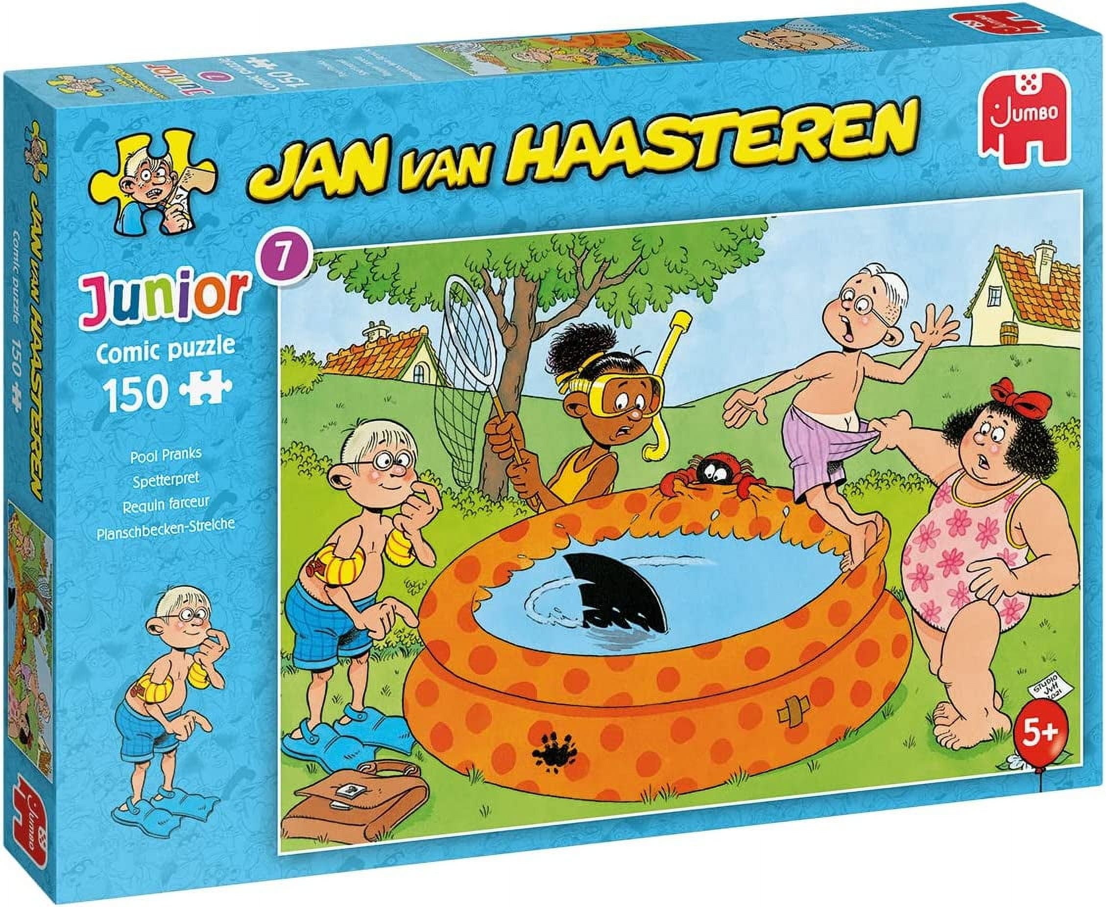 Jumbo Jan Van Haasteren 'Find The Mouse' 500 Piece Jigsaw Puzzle – Funny & Detailed Art, Great For Puzzle Lovers