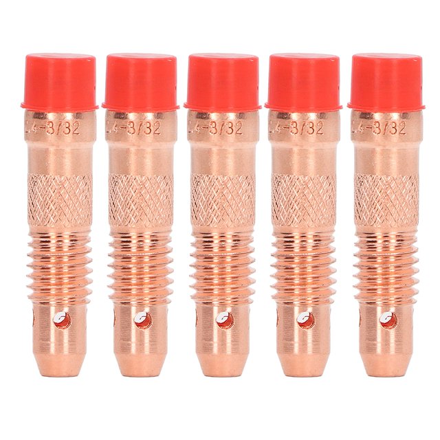 5 piezas Cuerpo de pinza Accesorios de antorcha de soldadura TIG profesional estándar de alta resistencia Cuerpo de pinza para WP 17 18 26