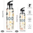 thumbnail image 2 of Yayeee 20oz Insulated Water Bottle Double Wall Stainless Steel with Flip Straw Lid, Halloween Cute Pumpkins, 2 of 7