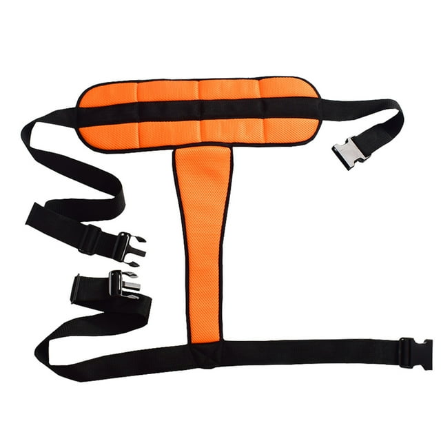 ATTOE Wheelchair Safety Belt Restraint Harness Protective Adjustable Strap for PatientsOrange-0814460
