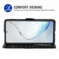 thumbnail image 3 of Mobile Phone Cover for Samsung Galaxy Note 10 Lite Mobile Phone Cover, Samsung Galaxy Note 10 Lite Cover Leather Mobile Phone Case for Samsung Galaxy Note 10 Lite, Flip-Up Case, Black, 3 of 7