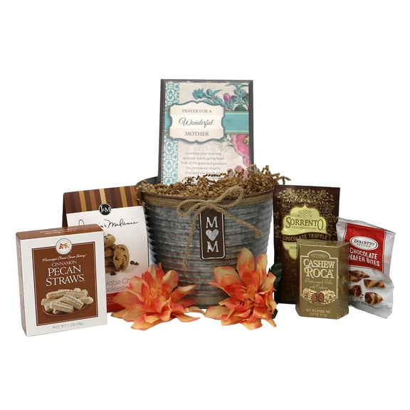 Gift Basket Village Special Day for Mom Gift Basket – Cookies, Mocha Mix, Mother's Plaque & More