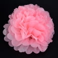 thumbnail image 6 of 10 Pack Light Pink Paper Flower Ball Pom Poms, 10” Decorative Hanging Ornaments for Weddings, Home, and Outdoor Parties, 6 of 8