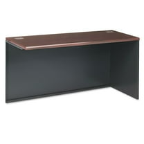 HON H38945R.N.S 38000 Series 60 in. x 24 in. x 29-1/2 in. Right Return Shell - Mahogany/Charcoal