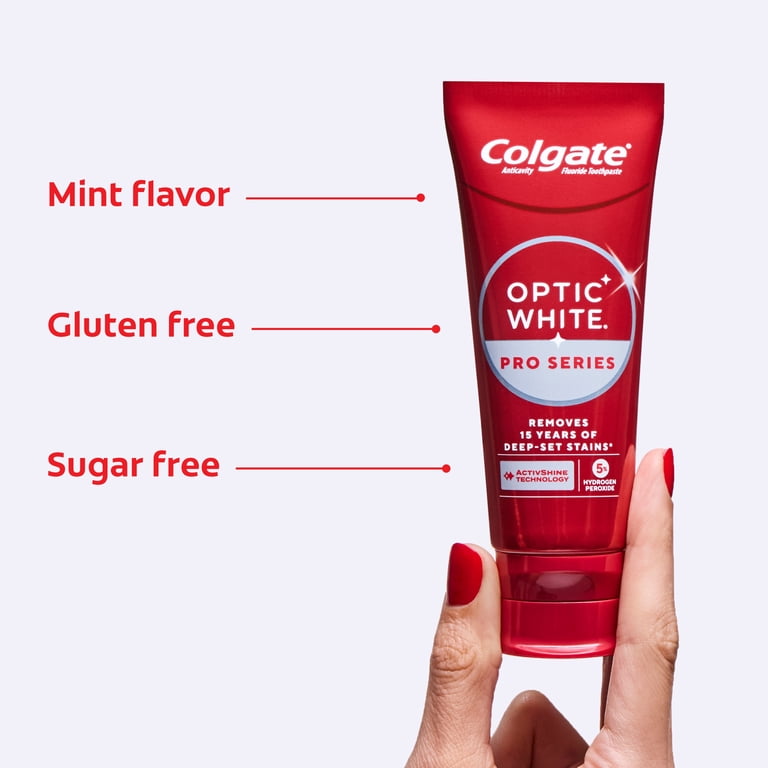 Colgate Optic White Pro Series Enamel Renewal Toothpaste with Colgate Optic White Pro Series Enamel Renewal Toothpaste with