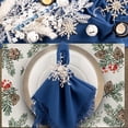 thumbnail image 5 of Winter Pine Cone Needle Branch Berry Placemats Set of 4, Watercolor Botanical Tabletop Dining Table Place Mats Home Kitchen Decor, Christmas Farmhouse Holiday Rustic Decoration 12 x 18 Inch, 5 of 6
