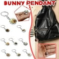 thumbnail image 2 of NSESSHome Cute Rabbit Keychain Bunny Love Keychain Easter Gift For Rabbit Lover Family Best Friends, 2 of 2