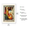 thumbnail image 2 of Autumn Bounty - Picture Frame of Winter Vegetables - Vintage Painting by William Beecher c.1953 - Fine Art Rolled Canvas Print 27in x 40in, 2 of 4