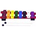 thumbnail image 1 of Basic Beat Jeu de Morpion Diatonique Coloré de 8 Notes, 1 of 2