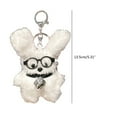 thumbnail image 4 of Milue Sweet Dogs Keychain Cute Glasses Puppy Keyring for Women Fashion Pendant, 4 of 6