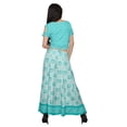 thumbnail image 4 of Moomaya Crop Top And Palazzo Set Party Wear Printed Santoon Ethnic Set For Girl, 4 of 6